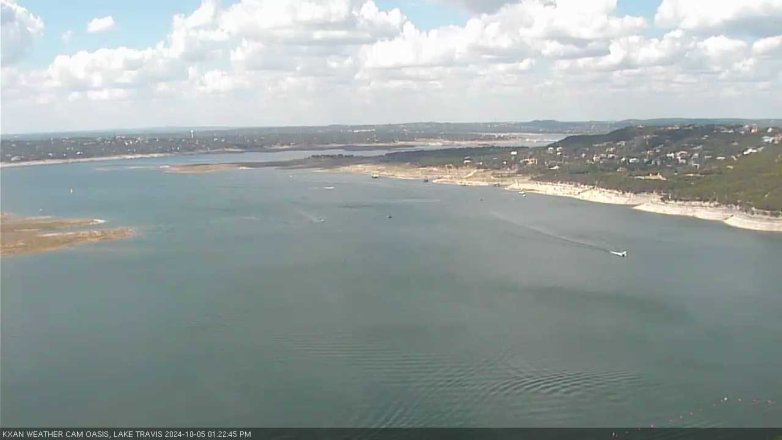 Lake Travis webcam, October 5, 2024 1:25 PM CT
