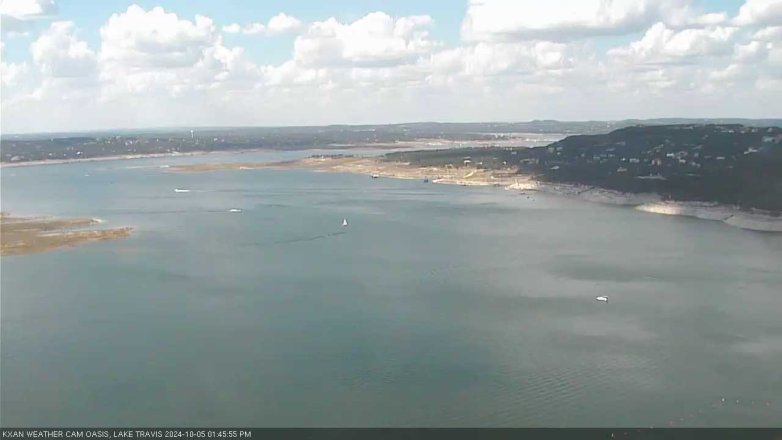 Lake Travis webcam, October 5, 2024 1:45 PM CT