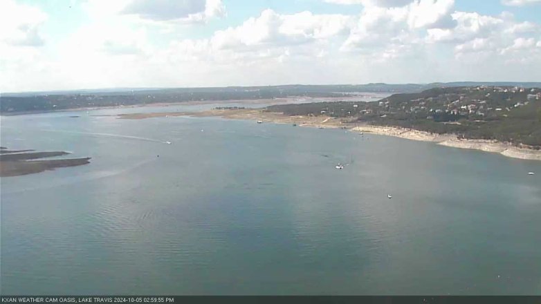 Lake Travis webcam, October 5, 2024 3:00 PM CT