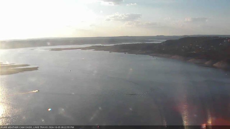 Lake Travis webcam, October 5, 2024 6:25 PM CT