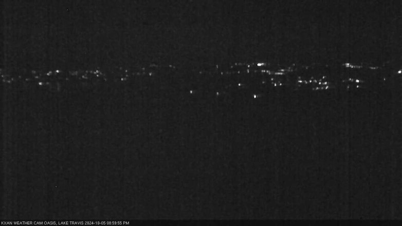 Lake Travis webcam, October 5, 2024 9:00 PM CT