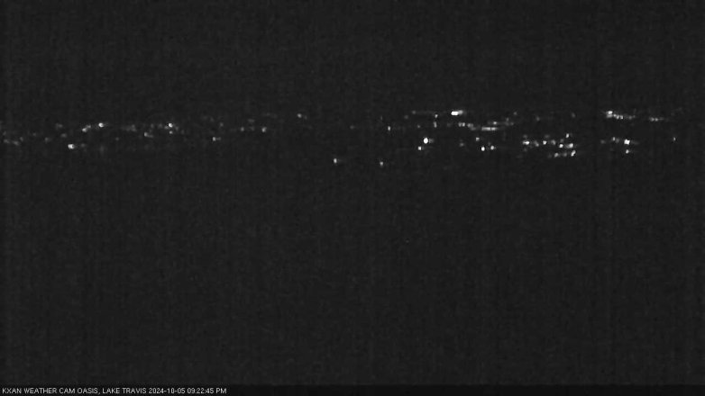 Lake Travis webcam, October 5, 2024 9:25 PM CT