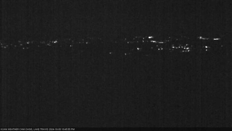 Lake Travis webcam, October 5, 2024 10:45 PM CT