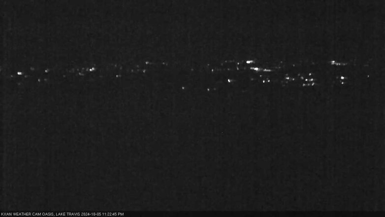 Lake Travis webcam, October 5, 2024 11:25 PM CT