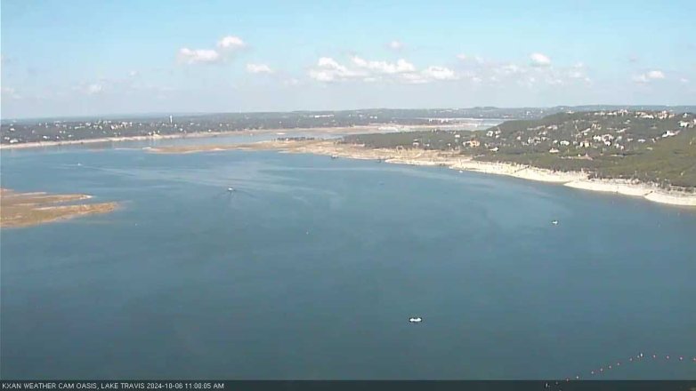 Lake Travis webcam, October 6, 2024 11:00 AM CT