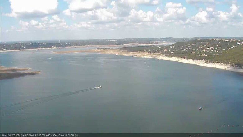 Lake Travis webcam, October 6, 2024 12:00 PM CT