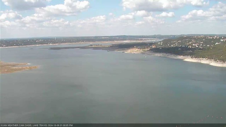 Lake Travis webcam, October 6, 2024 1:00 PM CT