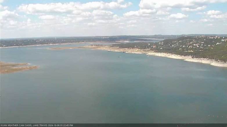 Lake Travis webcam, October 6, 2024 1:25 PM CT