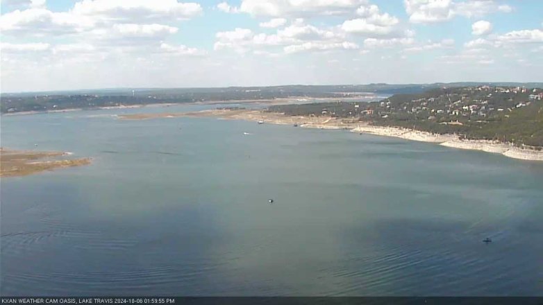 Lake Travis webcam, October 6, 2024 2:00 PM CT