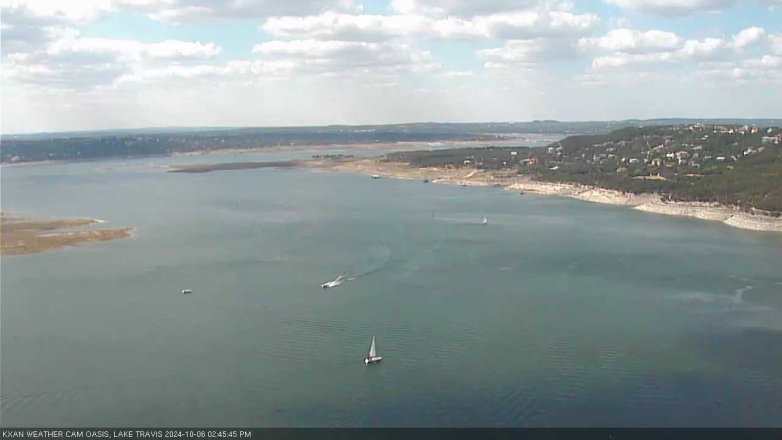 Lake Travis webcam, October 6, 2024 2:45 PM CT