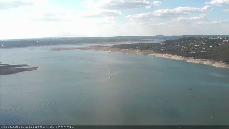 Lake Travis webcam, October 6, 2024 4:00 PM CT