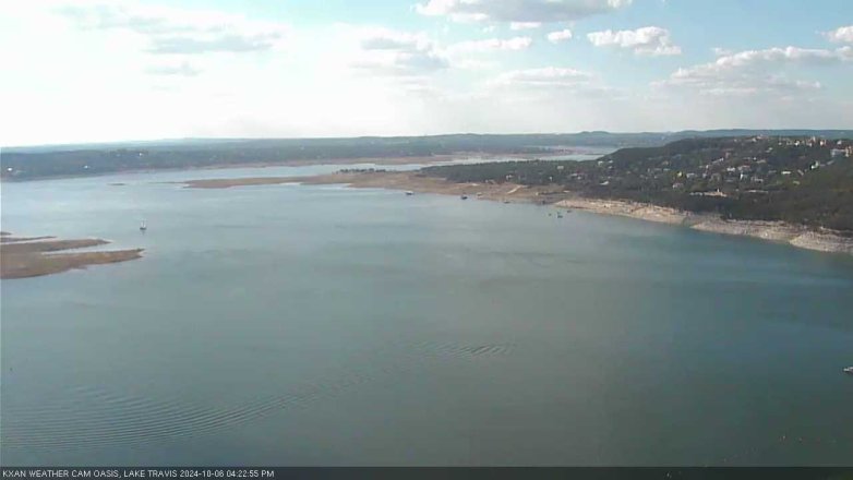 Lake Travis webcam, October 6, 2024 4:25 PM CT