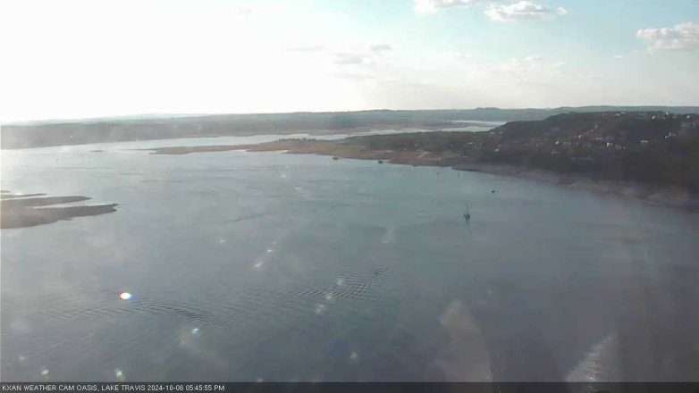 Lake Travis webcam, October 6, 2024 5:45 PM CT