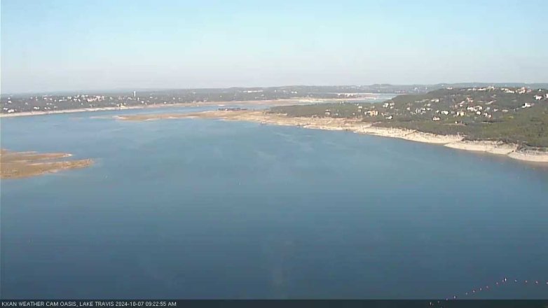 Lake Travis webcam, October 7, 2024 9:25 AM CT