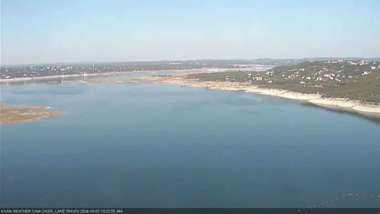 Lake Travis webcam, October 7, 2024 10:25 AM CT