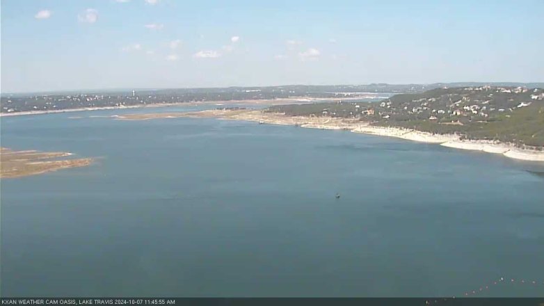 Lake Travis webcam, October 7, 2024 11:45 AM CT