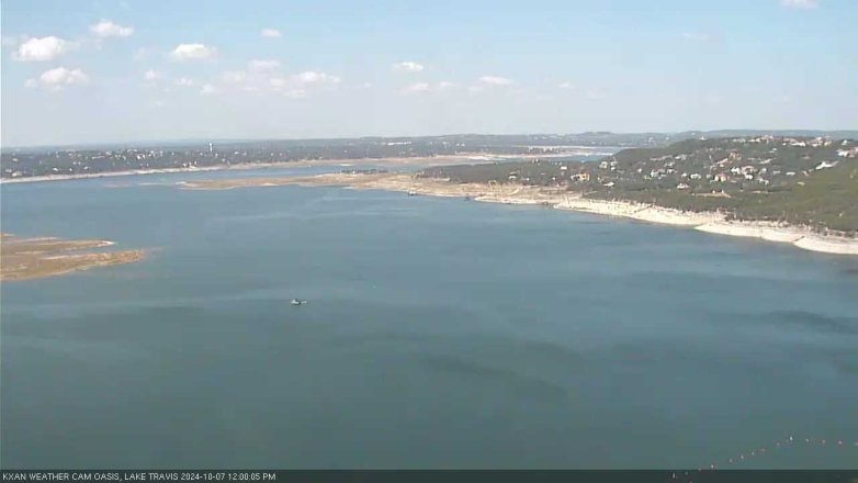 Lake Travis webcam, October 7, 2024 12:00 PM CT