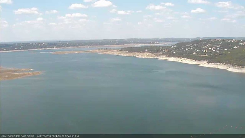 Lake Travis webcam, October 7, 2024 12:45 PM CT