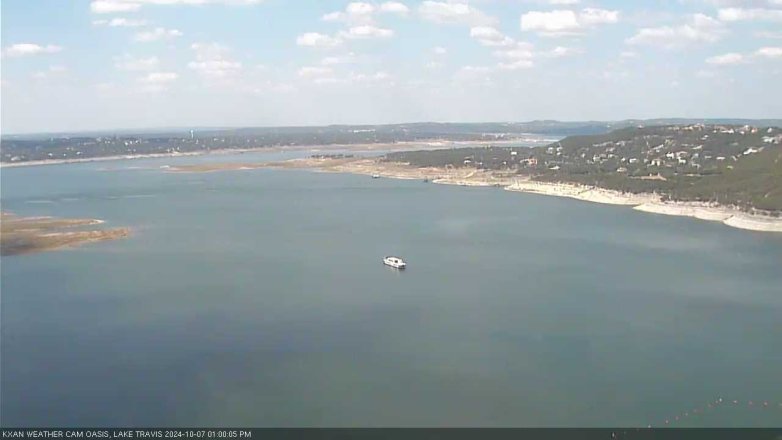 Lake Travis webcam, October 7, 2024 1:00 PM CT