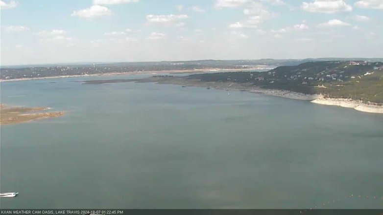 Lake Travis webcam, October 7, 2024 1:25 PM CT