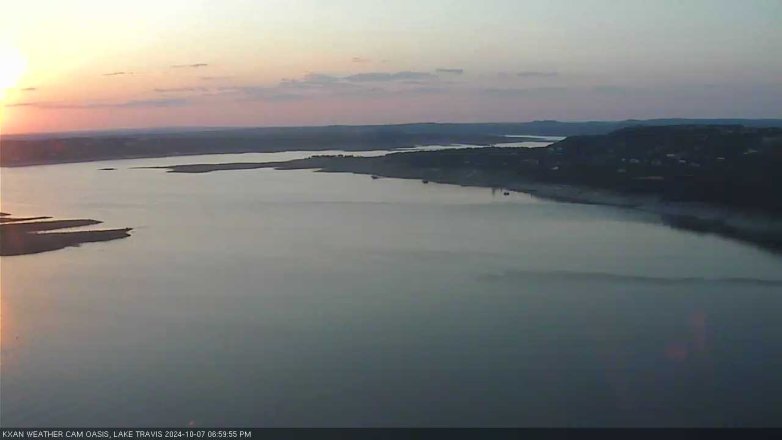 Lake Travis webcam, October 7, 2024 7:00 PM CT