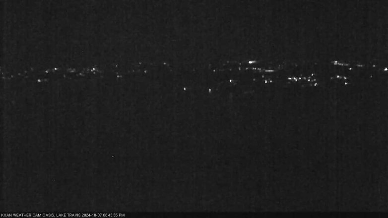 Lake Travis webcam, October 7, 2024 8:45 PM CT