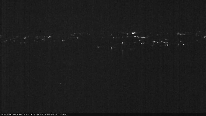 Lake Travis webcam, October 7, 2024 11:25 PM CT