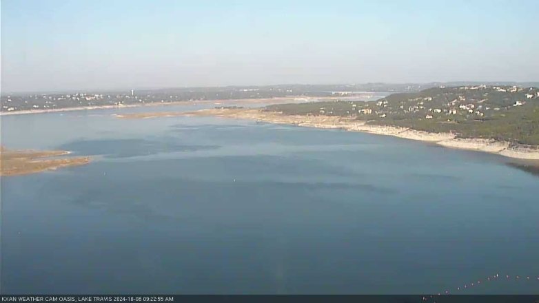 Lake Travis webcam, October 8, 2024 9:25 AM CT