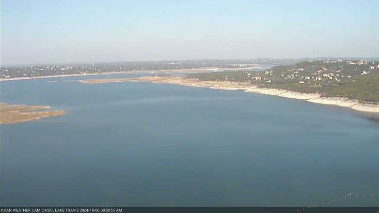 Lake Travis webcam, October 8, 2024 10:00 AM CT