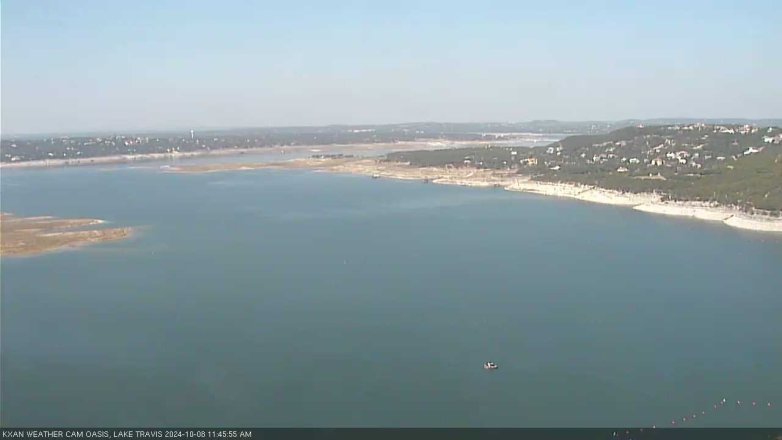 Lake Travis webcam, October 8, 2024 11:45 AM CT