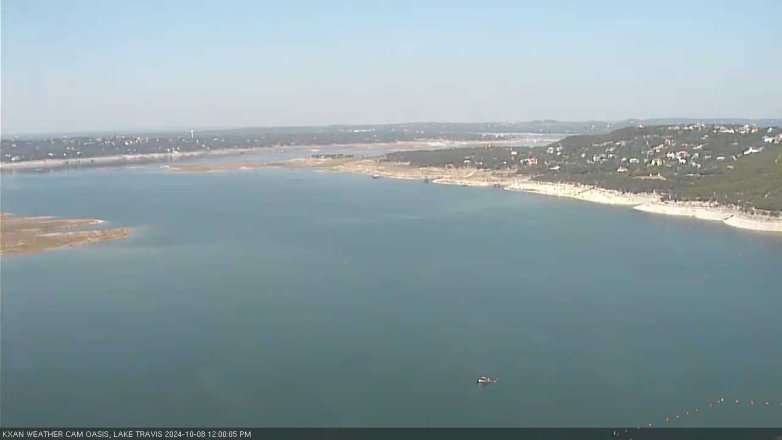 Lake Travis webcam, October 8, 2024 12:00 PM CT