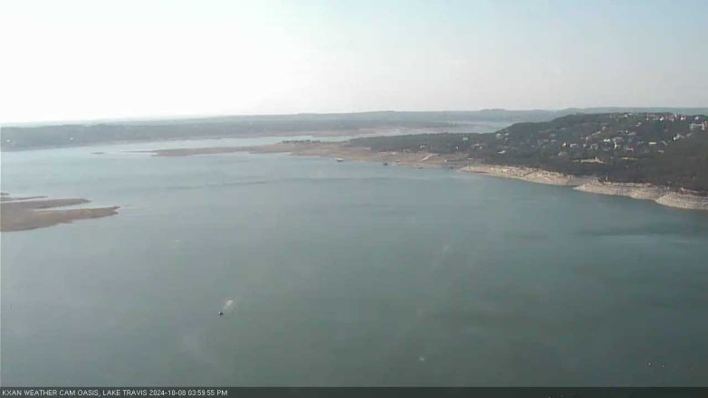 Lake Travis webcam, October 8, 2024 4:00 PM CT