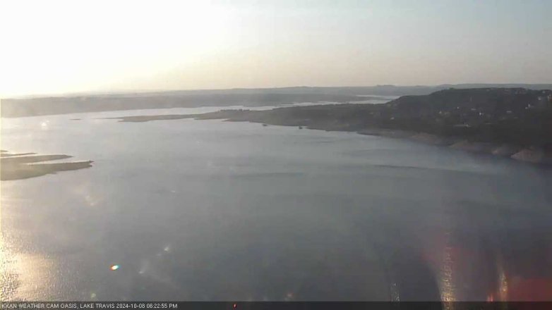 Lake Travis webcam, October 8, 2024 6:25 PM CT