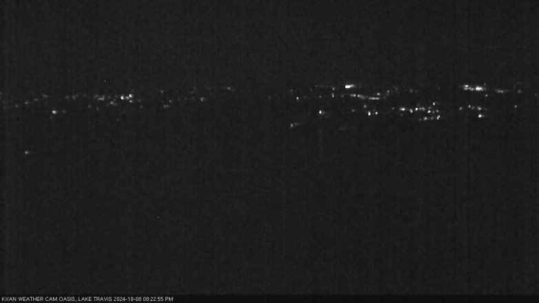 Lake Travis webcam, October 8, 2024 8:25 PM CT