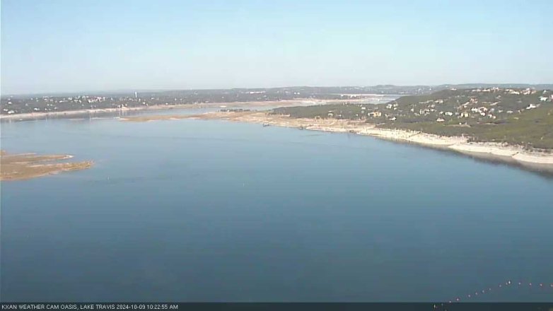 Lake Travis webcam, October 9, 2024 10:25 AM CT