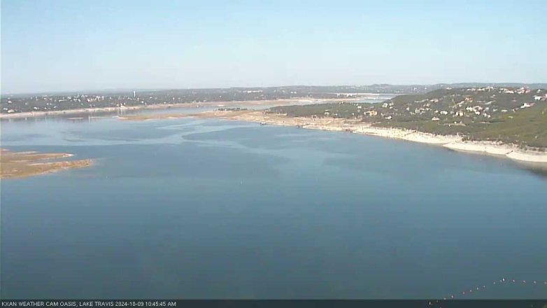 Lake Travis webcam, October 9, 2024 10:45 AM CT