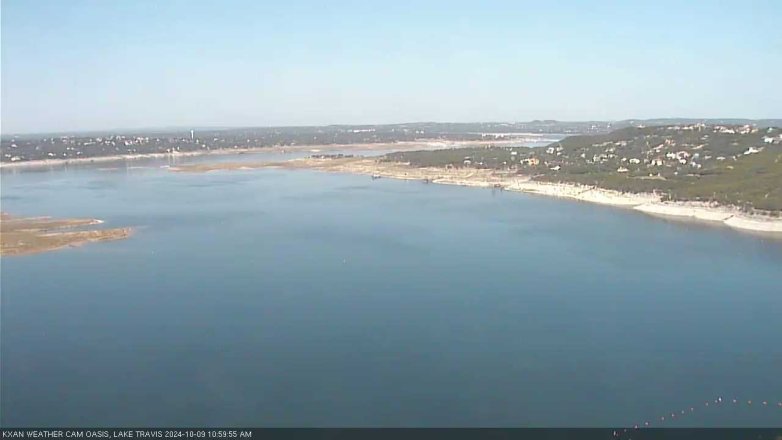 Lake Travis webcam, October 9, 2024 11:00 AM CT