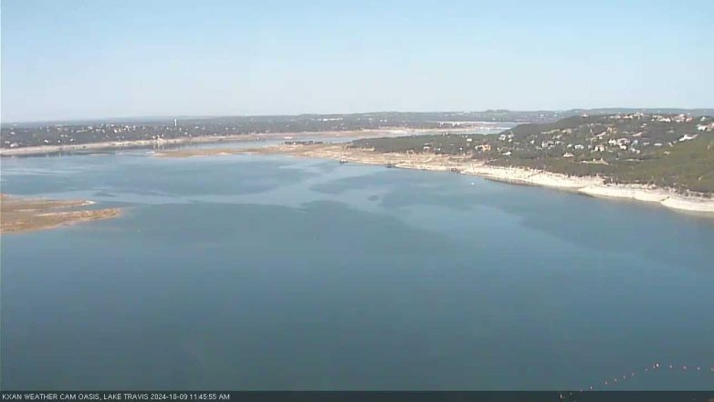 Lake Travis webcam, October 9, 2024 11:45 AM CT