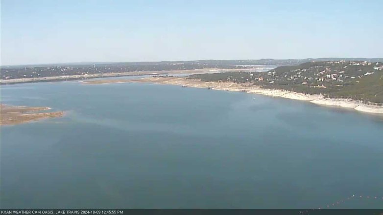 Lake Travis webcam, October 9, 2024 12:45 PM CT