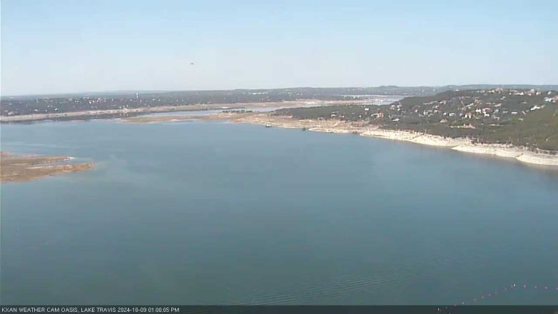 Lake Travis webcam, October 9, 2024 1:00 PM CT