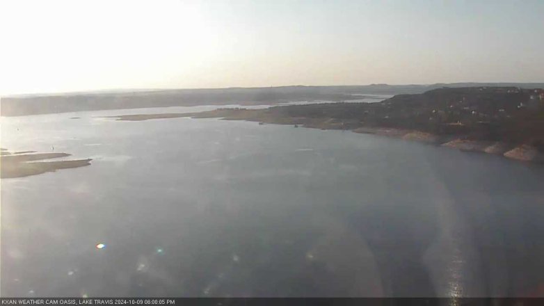 Lake Travis webcam, October 9, 2024 6:00 PM CT