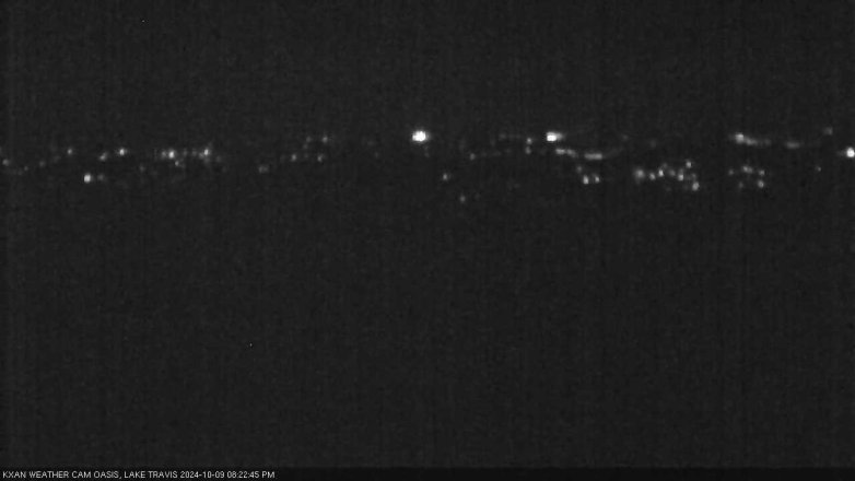 Lake Travis webcam, October 9, 2024 8:25 PM CT