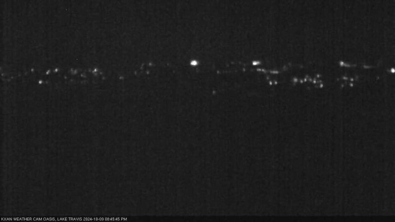 Lake Travis webcam, October 9, 2024 8:45 PM CT
