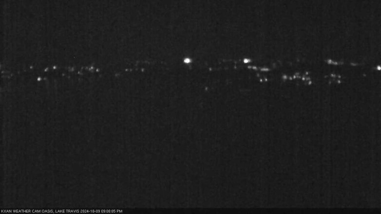 Lake Travis webcam, October 9, 2024 9:00 PM CT