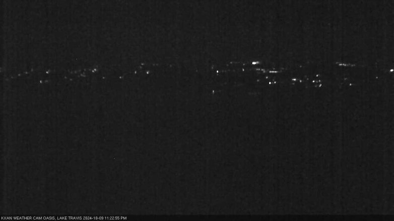 Lake Travis webcam, October 9, 2024 11:25 PM CT