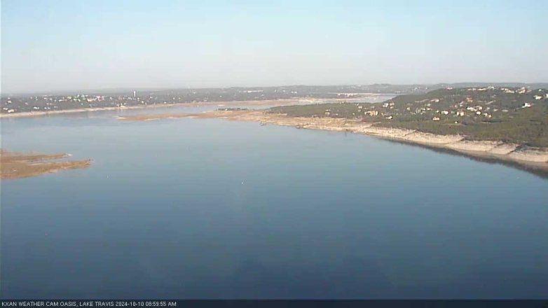 Lake Travis webcam, October 10, 2024 9:00 AM CT