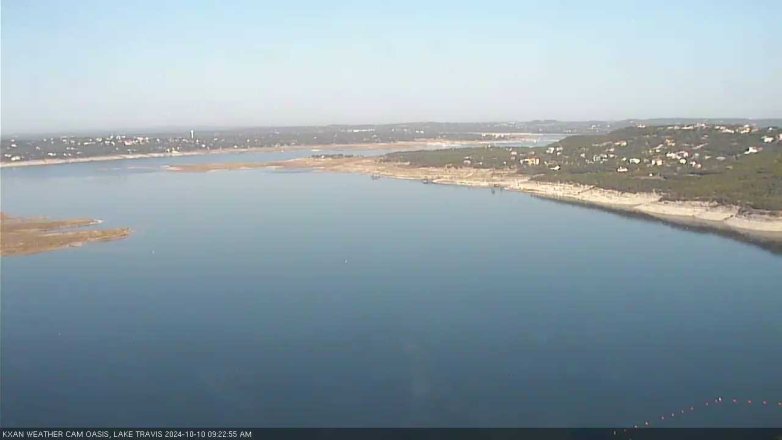 Lake Travis webcam, October 10, 2024 9:25 AM CT