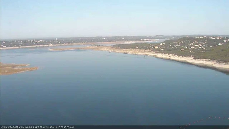 Lake Travis webcam, October 10, 2024 9:45 AM CT