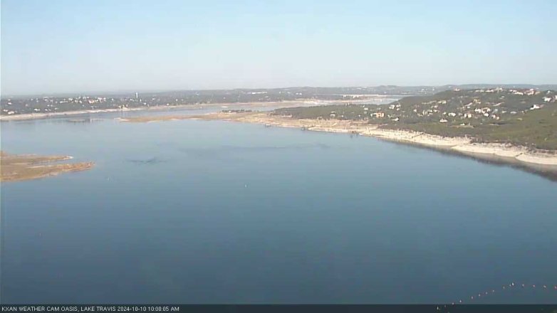 Lake Travis webcam, October 10, 2024 10:00 AM CT