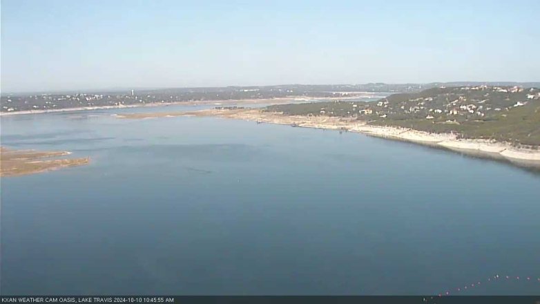 Lake Travis webcam, October 10, 2024 10:45 AM CT